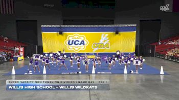 Willis High School - Willis Wildkats [2025 Super Varsity Non Tumbling Division I Game Day Day 1] 2025 UCA Houston Regional