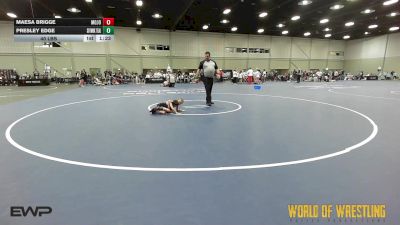 40 lbs Rr Rnd 3 - Maesa Brigge, Mojo K-6 vs Presley Edge, Sisters On The Mat OK Teal