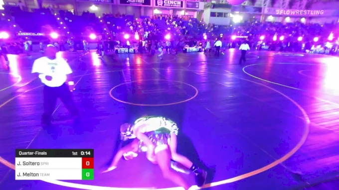 120 lbs Quarterfinal - Julius Soltero, Spring Klein Wrestling vs Joshua