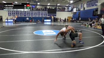 197 lbs 7th Place Match - Jace Wolf, University Of Dubuque vs Nic Poston, University Of Dubuque