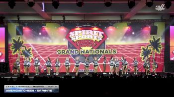 American Cheer - SR WHITE [2026 L1 Senior - Medium Day 3] 2026 Spirit Sports Grand Nationals