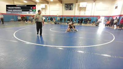 Boys 113 lbs Quarterfinal - Zane Hernandez, Silver Creek Boys vs Trajan Pannell, Los Gatos Boys