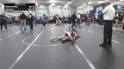 98 lbs Round 3 (10 Team) - Jaisen Sharma, Maryland Mallets vs Liam Kelo, CTWHALE Green