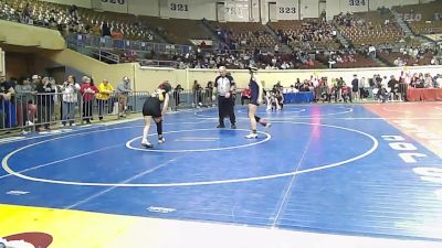 110 lbs Semifinal - Ava Toumbs, Marlow Outlaws vs Rylee Allen, Sand Springs