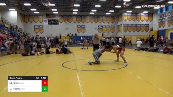 132 lbs Semifinal - Alejandro Mas, Miami Elite vs Jaekus Hines, Attack