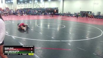 100 lbs Placement (16 Team) - Kiara Ruiz, Beauty And The Beast vs Maci Brouillette, Team Montana Silver