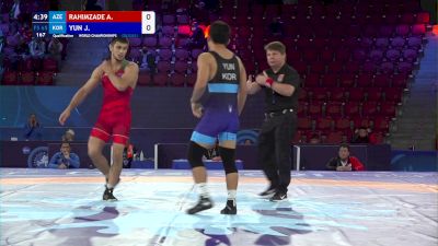 65 kg Qualif. - Ali Rahimzade, Azerbaijan vs Junsik Yun, South Korea