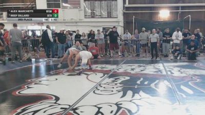 135 lbs 3rd Place - Alex Marchetti, Wyoming Seminary vs Reef Dillard, Bethlehem Catholic