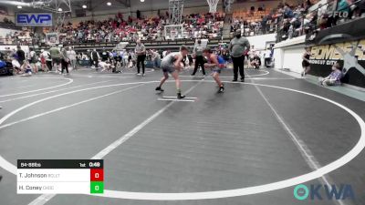 84-88 lbs Rr Rnd 1 - Tanner Johnson, Bridge Creek Youth Wrestling vs Hunter Coney, Choctaw Ironman Youth Wrestling