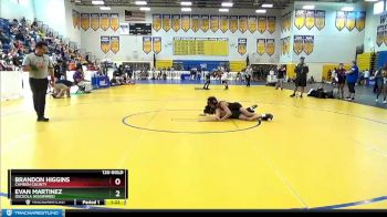 120 Gold Round 3 - Evan Martinez, Osceola (Kissimmee) vs Brandon Higgins, Camden County