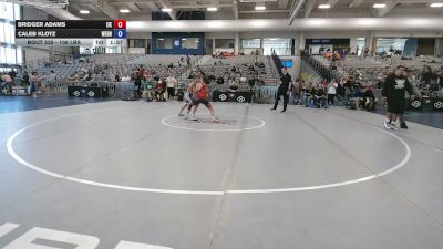 106 lbs Cons. Rd Of 16 - Bridger Adams, East Idaho Elite vs Caleb Klotz, West Grand