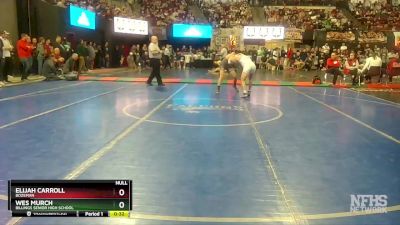 AA - 126 lbs Cons. Round 3 - Wes Murch, Billings Senior High School vs Elijah Carroll, Bozeman