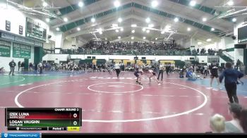 105 lbs Champ. Round 2 - Izek Luna, Nampa West vs Logan Vaughn, Fruitland