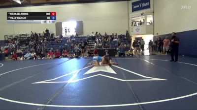 124 lbs Quarterfinal - Kaylee Annis, Southern Oregon University vs Tilly Kakuk, Unattached