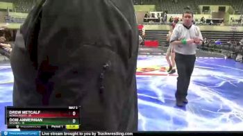 132 lbs Round 2 (4 Team) - Andrew Weiss, Holmen vs Cael Straley, North Scott