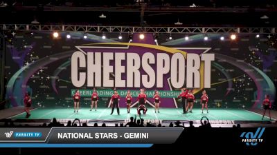 National Stars - Gemini [2022 L6 Senior Coed Open - Small] 2022 CHEERSPORT National Cheerleading Championship
