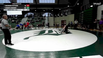 126 lbs Cons. Semi - Jackson D`Ettore, Charlotte Christian vs Joseph Drewry, Christian Brothers High