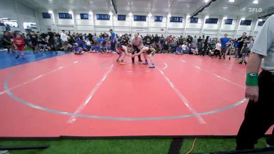 140 lbs Round Robin 1 - Caleb Issacs, Team Compound-EL vs Mj Poindexter, Ares Red-EL