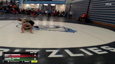 106 lbs Quarterfinal - Jeratt Robinson, Minico vs Tanner Telford, Corner Canyon