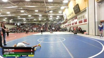 113 lbs Cons. Round 2 - Layne Stahl, Safford vs Isaac Bravo, Mica Mountain