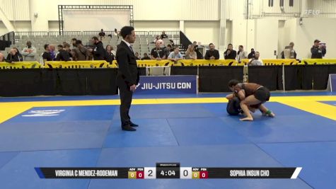 SOPHIA INSUN CHO vs Virginia C Mendez-Rodeman 2025 World IBJJF Jiu-Jitsu No-Gi Championship