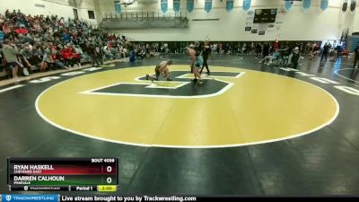 186-187 lbs Round 2 - Ryan Haskell, Cheyenne East vs Darren Calhoun, Pinedale