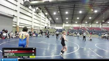 87 lbs Finals (2 Team) - Trexden Olsen, Utah Green vs Noah Meza, Black Fox Wrestling