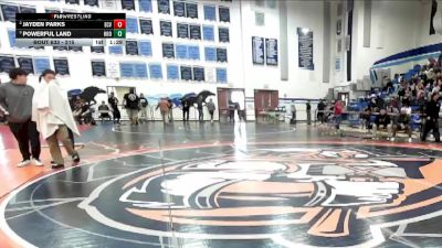 215 lbs Semifinal - Powerful Land, Hoover vs Jayden Parks, El Cajon Valley