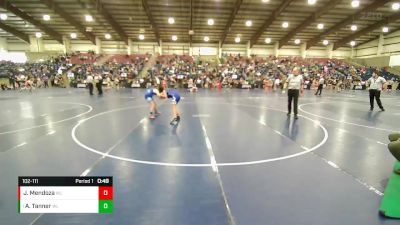 102-111 lbs Round 2 - Abigail Tanner, GC Junior Wrestling Club vs Jayda Mendoza, Roy Wrestling Club