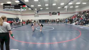 110 lbs Round 4 - Savanna Bruce, Kansas City-Piper HS vs Aubrey Wilson, Carl Albert