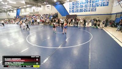125 lbs Quarterfinal - Sloan Andrews, Sanderson Wrestling Academy vs Kimball McDonald, Wasatch Wrestling Club