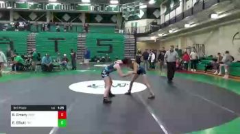 112 lbs 3rd Place - Bailey Emery, West Virginia vs Elizabeth Elliott, TeamNC