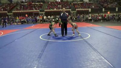 58 lbs Champ. Round 1 - Chandler Cameron, Stillwater Gladiators vs Jackson Sherman, Project Wrestling