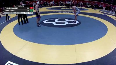 D1-138 lbs Champ. Round 1 - Kane Shawger, St. Xavier vs Aric Criss, Louisville