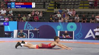 51 kg Qualif. - Herman Basarab, Ukraine vs Abu Saga, Norway