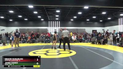 80 lbs 2nd Wrestleback (8 Team) - Gracin Guglielmo, Elite Ath Club DZ (IN) vs James Danko, Short Time