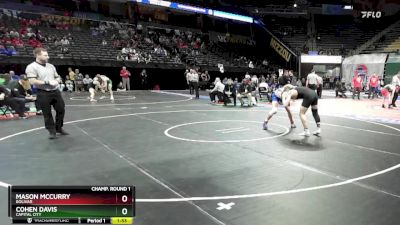 175 Class 3 lbs Champ. Round 1 - Mason McCurry, Bolivar vs Cohen Davis, Capital City