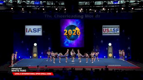 Crimson Heat - White Fang [2026 L5 International Open Small Coed Semis] 2026 The Cheerleading Worlds