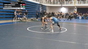 127 lbs Quarterfinal - Nate Caracciolo, Hempfield Area vs Dom Canali, Trinity