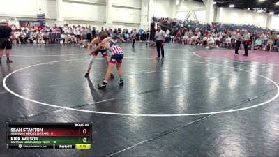 144 lbs Placement (16 Team) - Sean Stanton, Nebraska Heroes (B Team) vs Kirk Wilson, Capitian Nebraska (A Team)