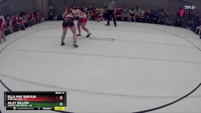 173 lbs Round 2 (8 Team) - Kiley Dillow, Kansas Pink Gecko vs Ella May Shevlin, Nebraska Red