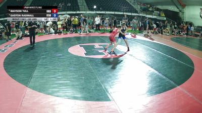 92 lbs Quarters - Mayson Tull, Oregon vs Easton Radmall, Utah