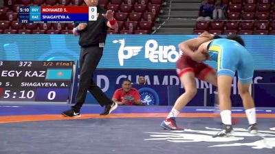 53 kg 1/2 Final - Shaimaa Mohamed, Egypt vs Altyn Shagayeva, Kazakhstan