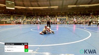 66 lbs Quarterfinal - Jazz Hoffman, R.A.W. vs Easton Rowe, Ponca City Wildcat Wrestling