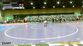 68 lbs 3rd Place - Kaitlyn Crow, Gladiator Wrestling vs Salice Briseno, Top Rank