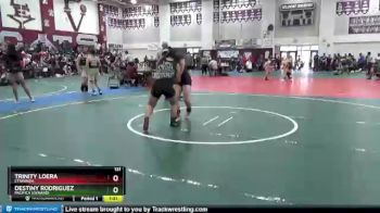 131 lbs Quarterfinal - Trinity Loera, Etiwanda vs Destiny Rodriguez, Pacifica (Oxnard)