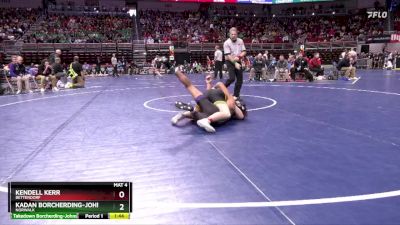 3A-150 lbs Champ. Round 1 - Kadan Borcherding-Johnson, Norwalk vs Kendell Kerr, Bettendorf