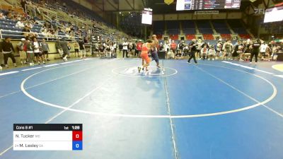 157 lbs Cons 8 #1 - Noah Tucker, MD vs Miles Lesley, GA