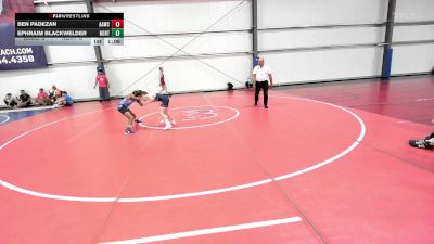 75 lbs Rr Rnd 3 - Ben Padezan, All-American Wrestling Club MS vs Ephraim Blackwelder, North Carolina National Team Red