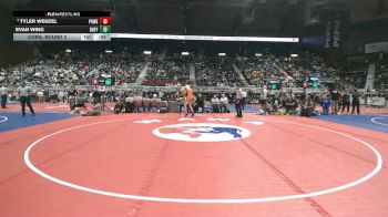 3A-144 lbs Cons. Round 2 - Tyler Wenzel, Powell vs Evan Wing, Buffalo
